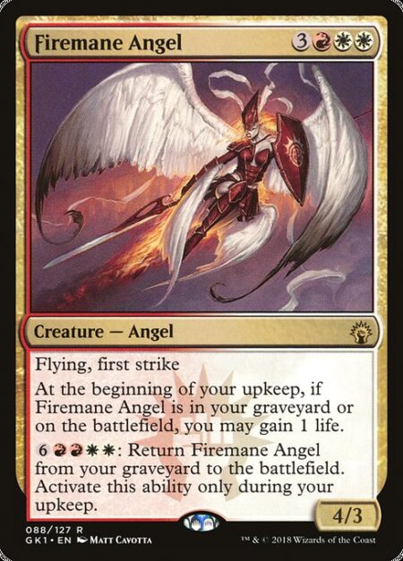 Firemane Angel - Flying