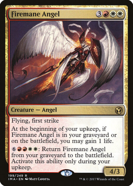 Firemane Angel - Flying