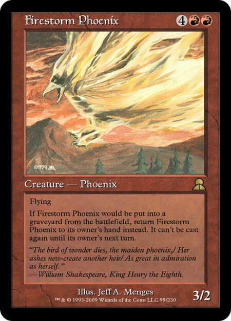 Firestorm Phoenix - Flying