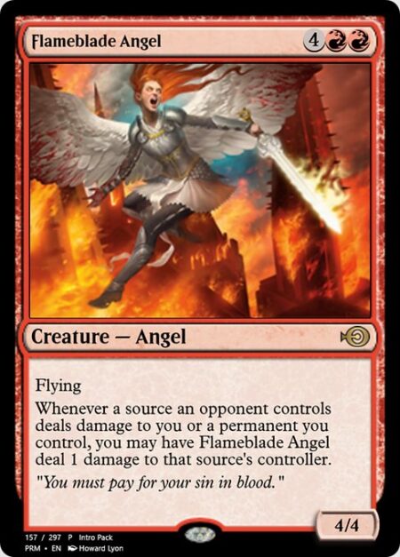 Flameblade Angel - Flying