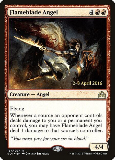 Flameblade Angel - Flying