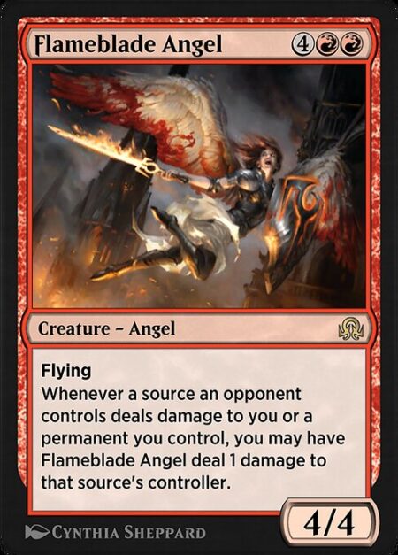 Flameblade Angel - Flying