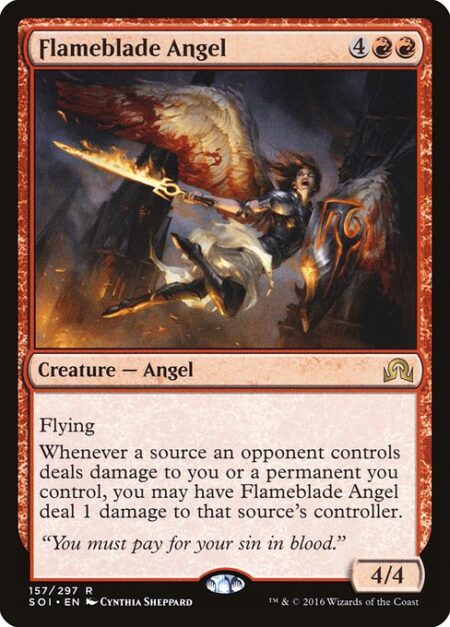 Flameblade Angel - Flying