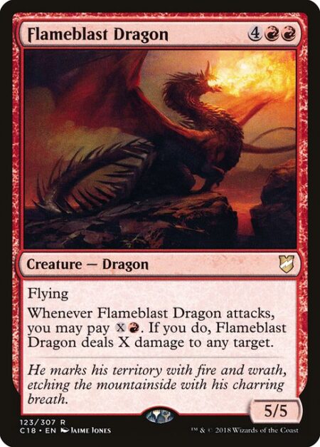 Flameblast Dragon - Flying