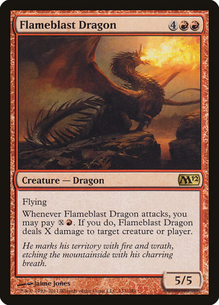 Flameblast Dragon - Flying