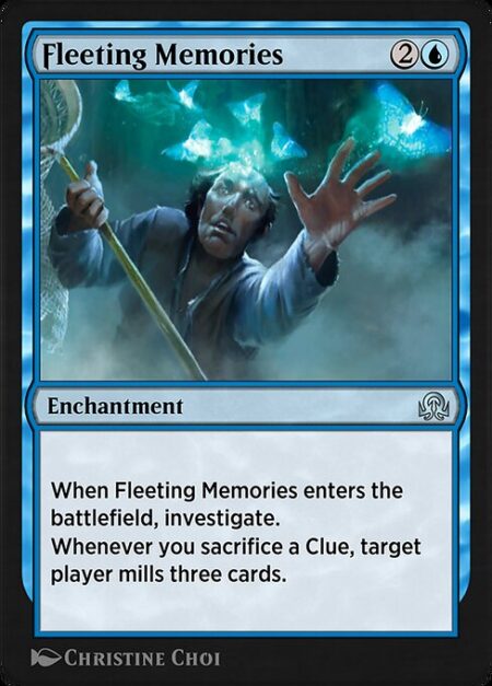 Fleeting Memories - When Fleeting Memories enters the battlefield