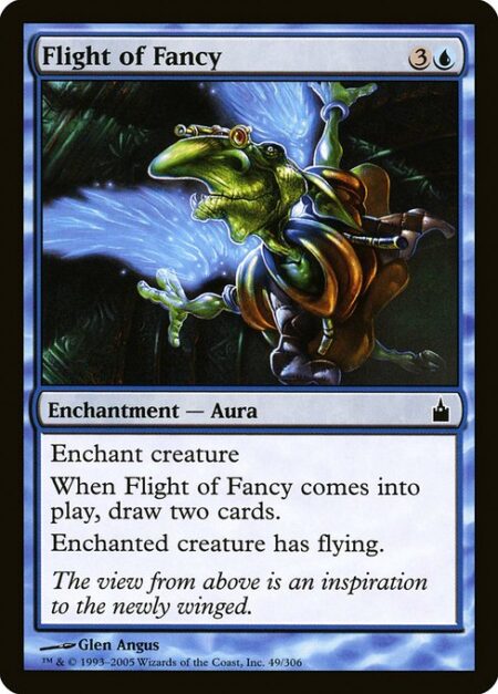 Flight of Fancy - Enchant creature