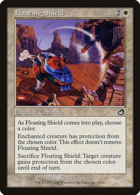 Floating Shield - Enchant creature