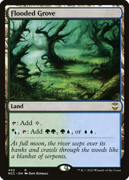 Flooded Grove - {T}: Add {C}.