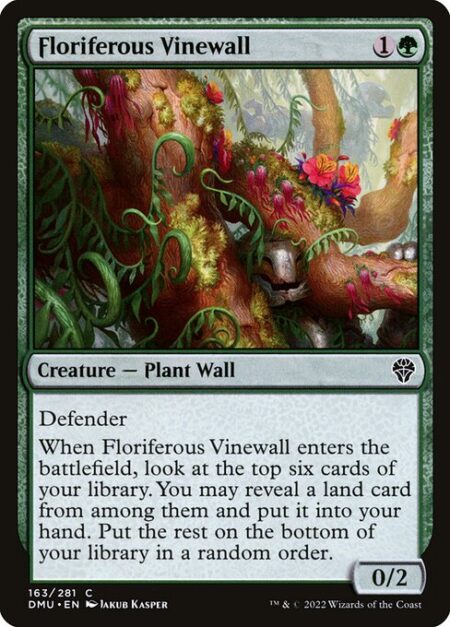 Floriferous Vinewall - Defender