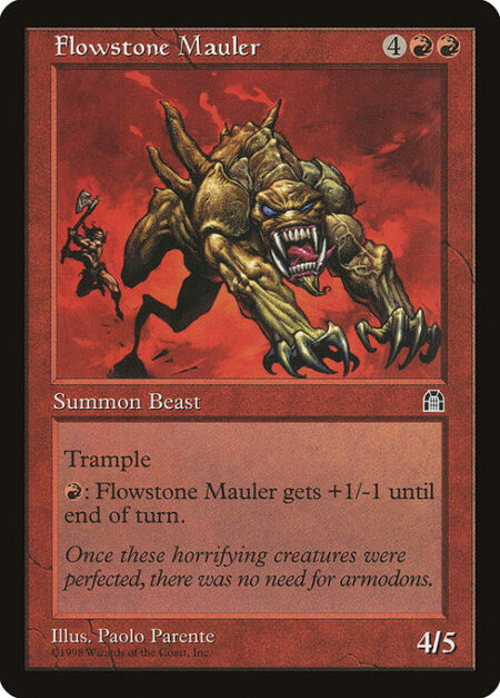 Flowstone Mauler - Trample