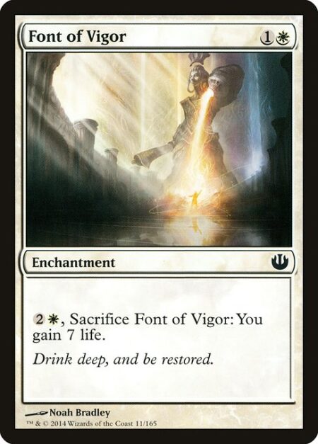 Font of Vigor - {2}{W}