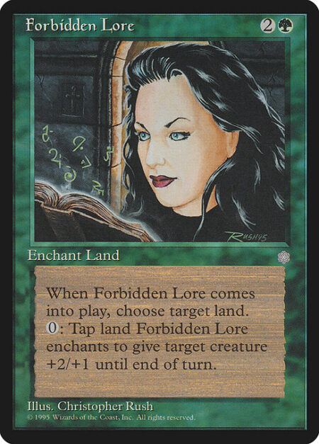 Forbidden Lore - Enchant land