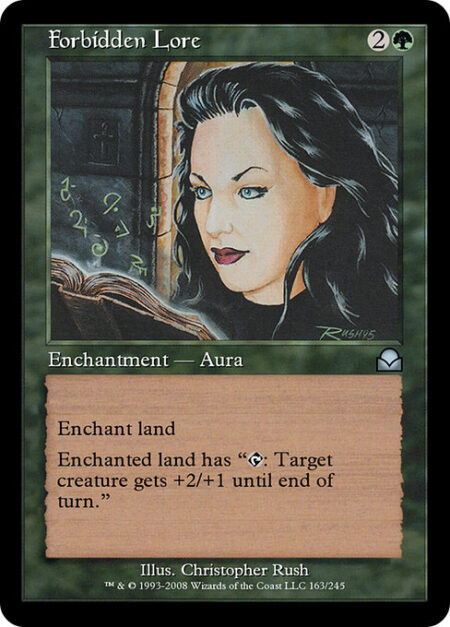 Forbidden Lore - Enchant land