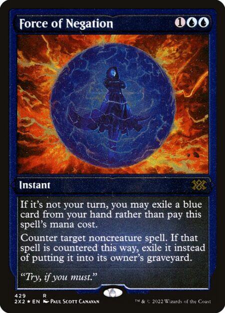 Force of Negation - If it's not your turn