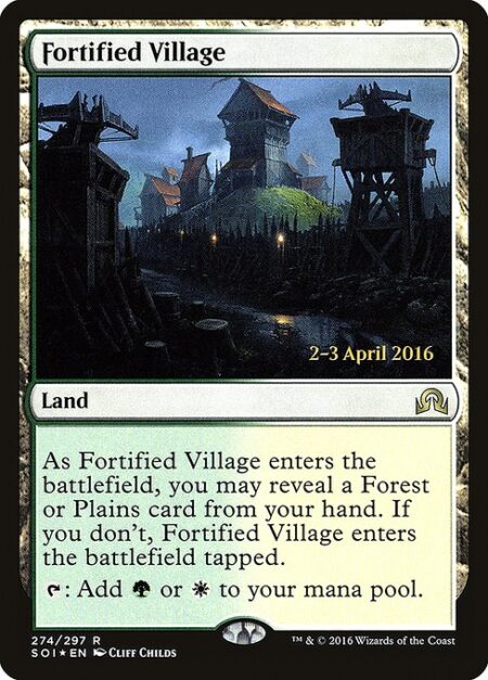 Fortified Village - As Fortified Village enters