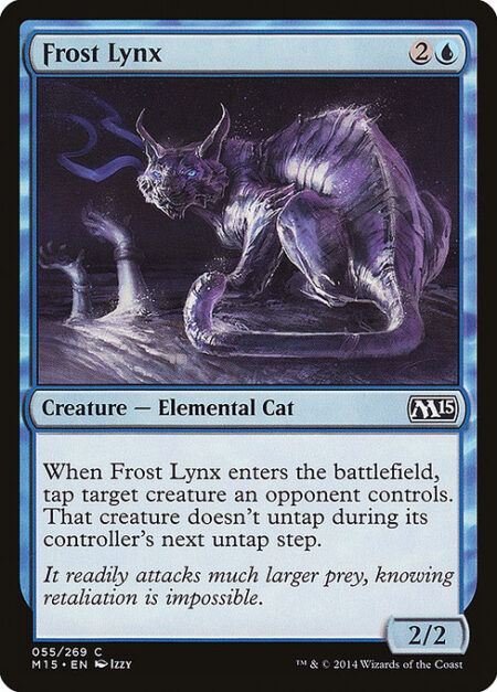 Frost Lynx - When Frost Lynx enters the battlefield