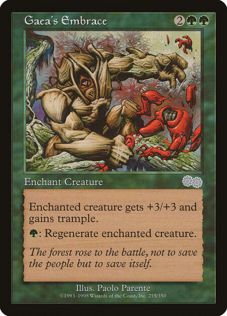 Gaea's Embrace - Enchant creature