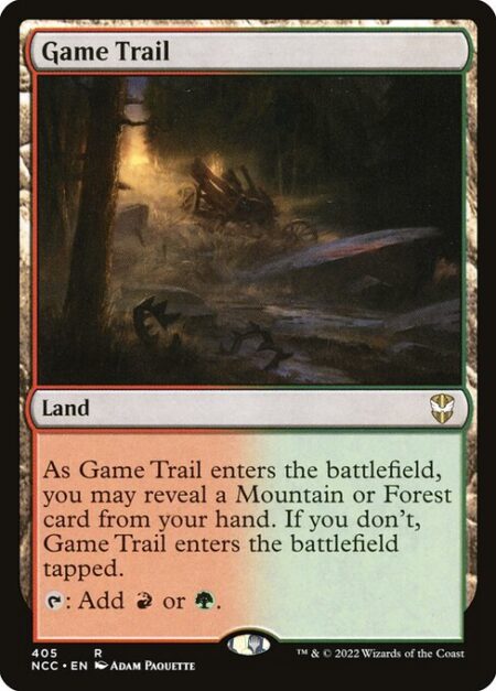 Game Trail - As Game Trail enters the battlefield