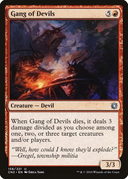 Gang of Devils - When Gang of Devils dies