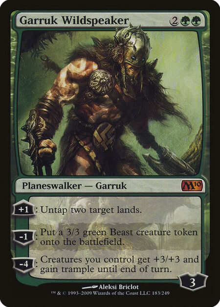 Garruk Wildspeaker - +1: Untap two target lands.