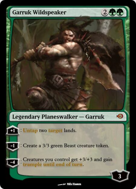 Garruk Wildspeaker - +1: Untap two target lands.