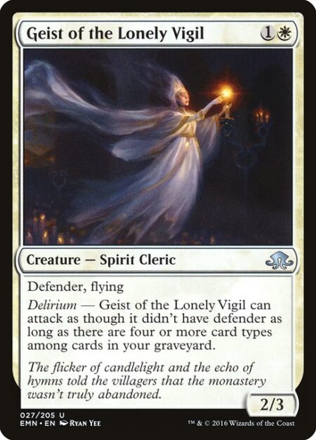 Geist of the Lonely Vigil - Defender