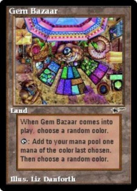 Gem Bazaar - When Gem Bazaar comes into play