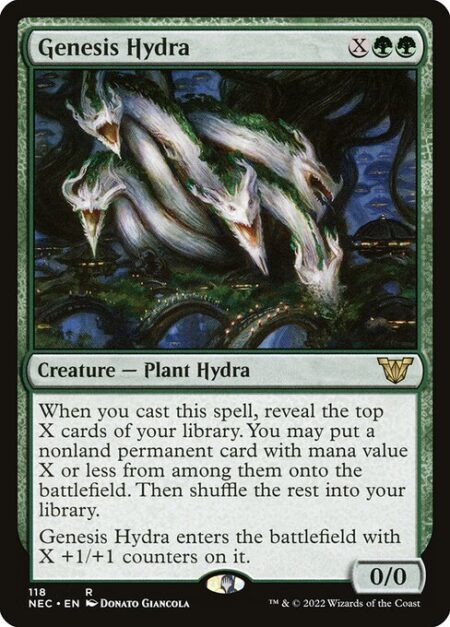 Genesis Hydra - When you cast this spell