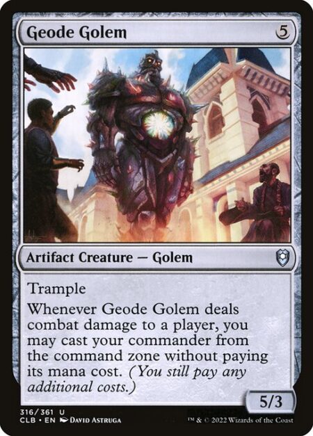 Geode Golem - Trample