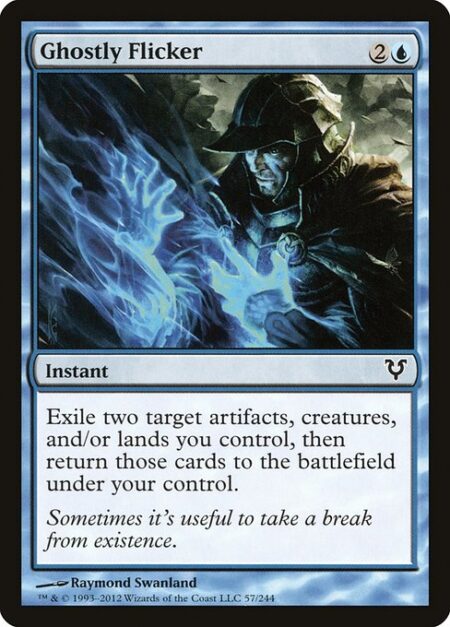 Ghostly Flicker - Exile two target artifacts