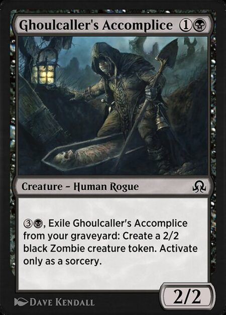 Ghoulcaller's Accomplice - {3}{B}