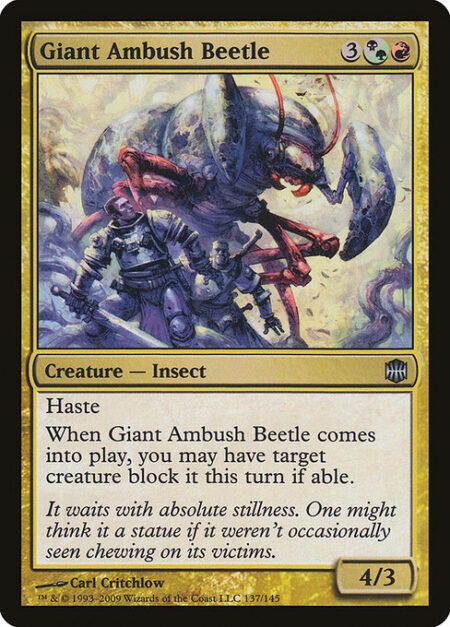 Giant Ambush Beetle - Haste