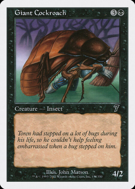 Giant Cockroach -