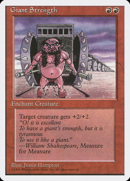 Giant Strength - Enchant creature