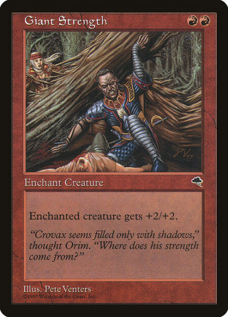 Giant Strength - Enchant creature