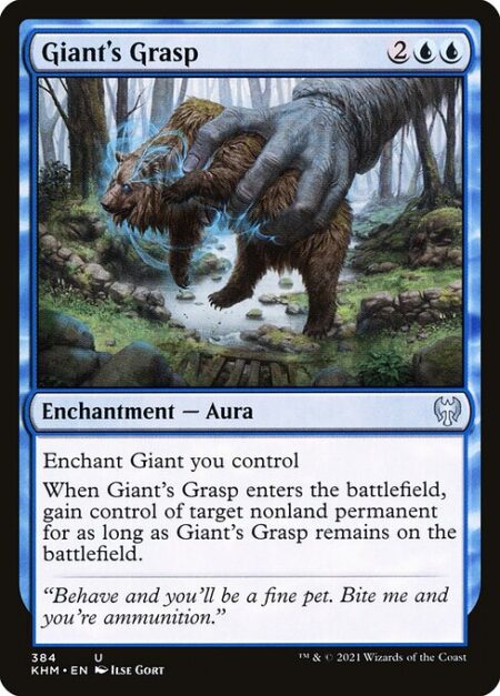 Giant's Grasp - Enchant Giant you control