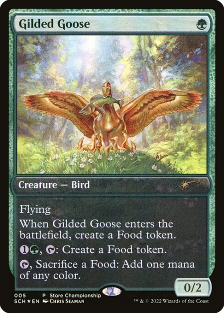 Gilded Goose - Flying