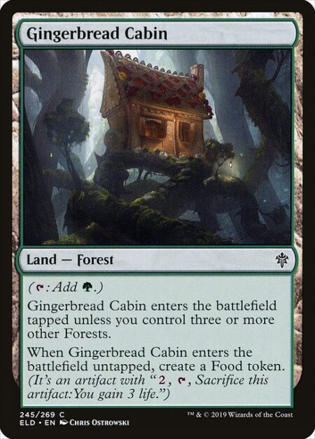 Gingerbread Cabin - ({T}: Add {G}.)