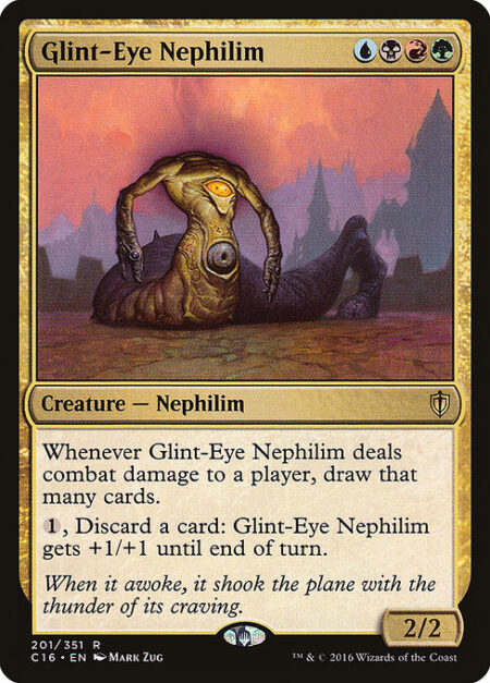 Glint-Eye Nephilim - Whenever Glint-Eye Nephilim deals combat damage to a player