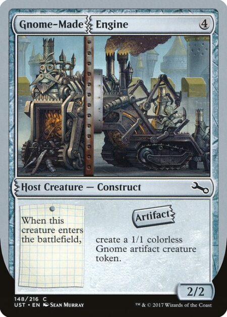 Gnome-Made Engine - When this creature enters