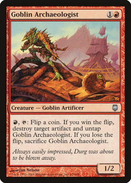 Goblin Archaeologist - {R}