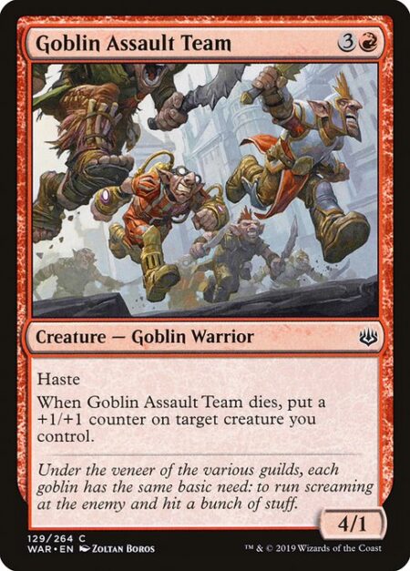 Goblin Assault Team - Haste