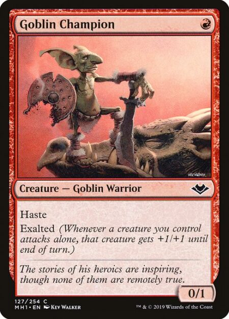 Goblin Champion - Haste