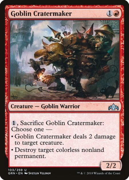 Goblin Cratermaker - {1}