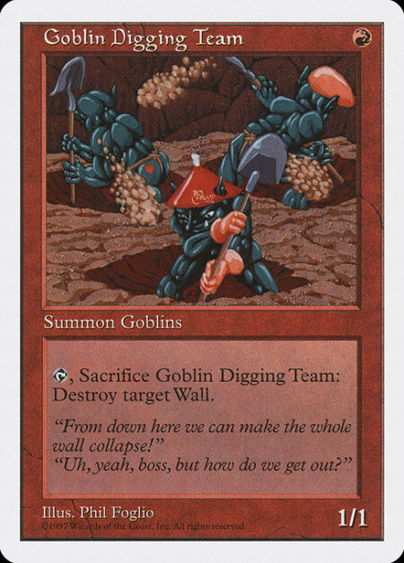 Goblin Digging Team - {T}