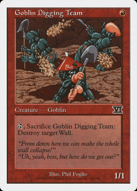 Goblin Digging Team - {T}