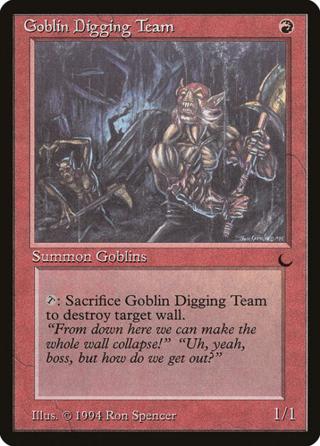 Goblin Digging Team - {T}