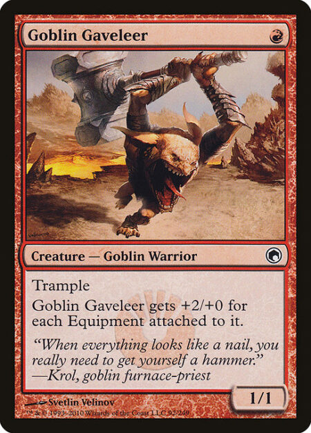 Goblin Gaveleer - Trample