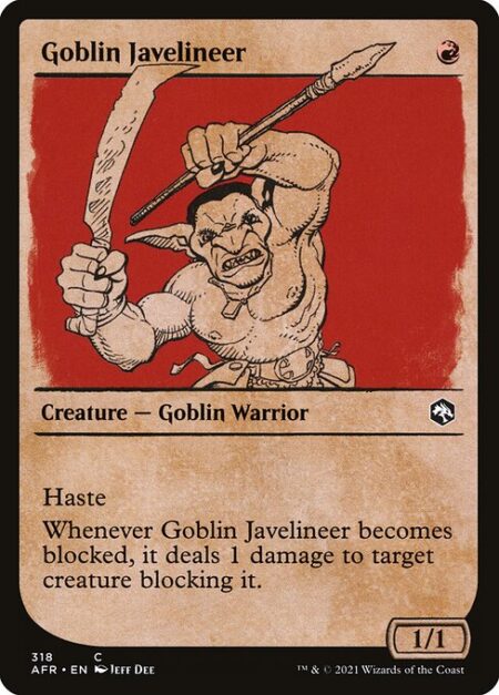 Goblin Javelineer - Haste